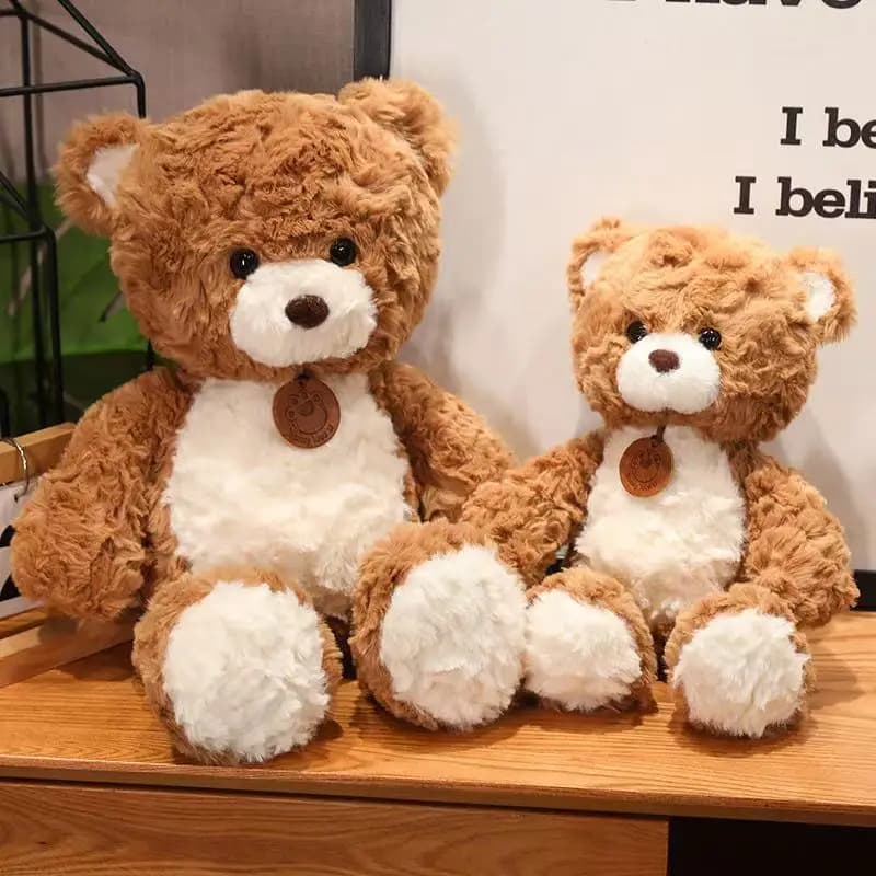 30/50/80 cm Teddy Bear Doll Simulazione Peluche Bambola fatta a mano Cartoon Anime Simpatico cuscino Cuscino Decorazione della casa Birt per bambini