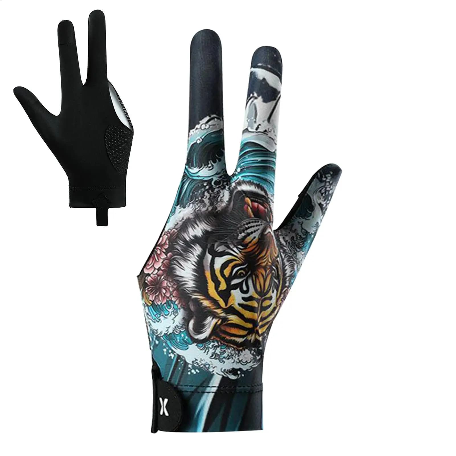 Turning Point TP Left Hand Seamless Skinfit Billiard Pool Glove Left Hand Snookerr Cue Sport Glove Breathable Pool Cue Glove