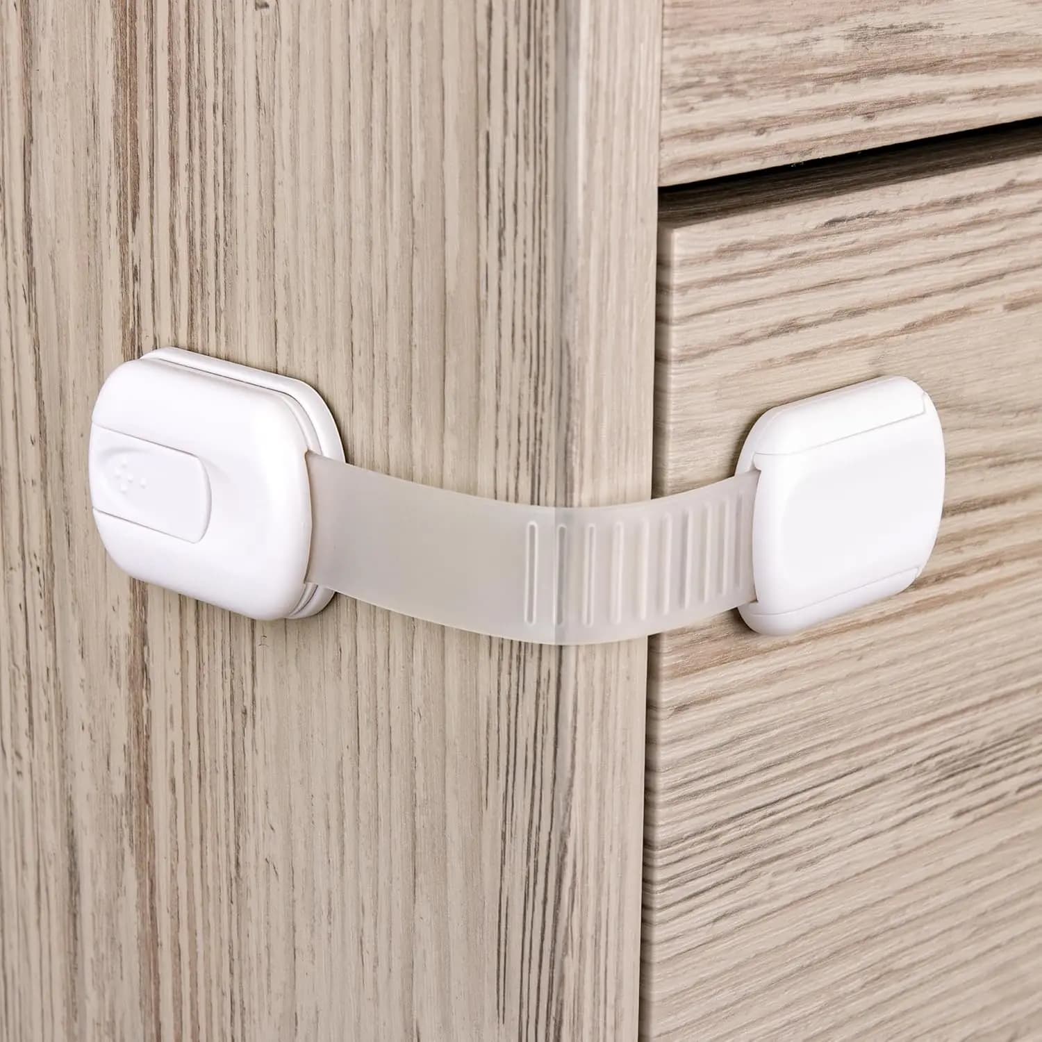 Cabinet Locks Baby Proofing - Childproof Locks for Cabinets, Drawers, Cupboard, Refrigerator, Toilet Seat, Trash Can, Dishwasher
