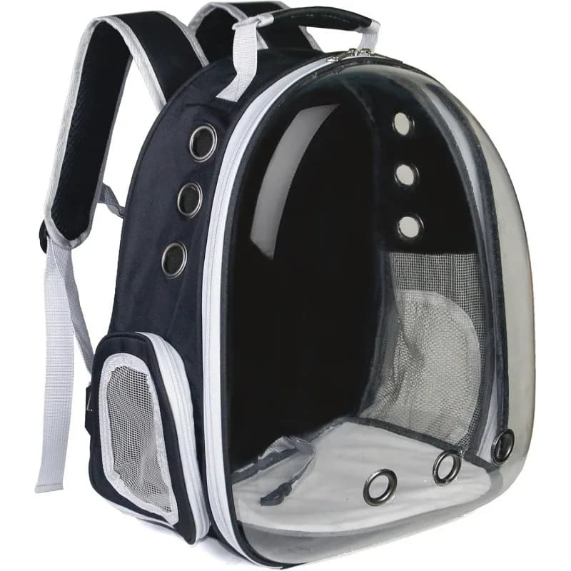 Zaino Trasportino alla Moda per Animali Domestici, Ideale per Viaggi, Adatto a Piccoli Animali, Cuccia Portatile
