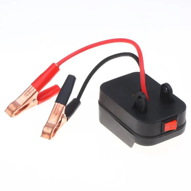 Portable Car Jump Starter Lithium Battery Emergency Igniter Power Bank with Safety Clips for Road Rescue