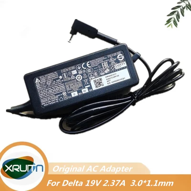 Caricatore adattatore per laptop originale 19V 2.37A 45W 3.0*1.1MM per Acer Aspire S7 391 V3-371 Switch12 PA-1450-26 A13-045N2A 547H