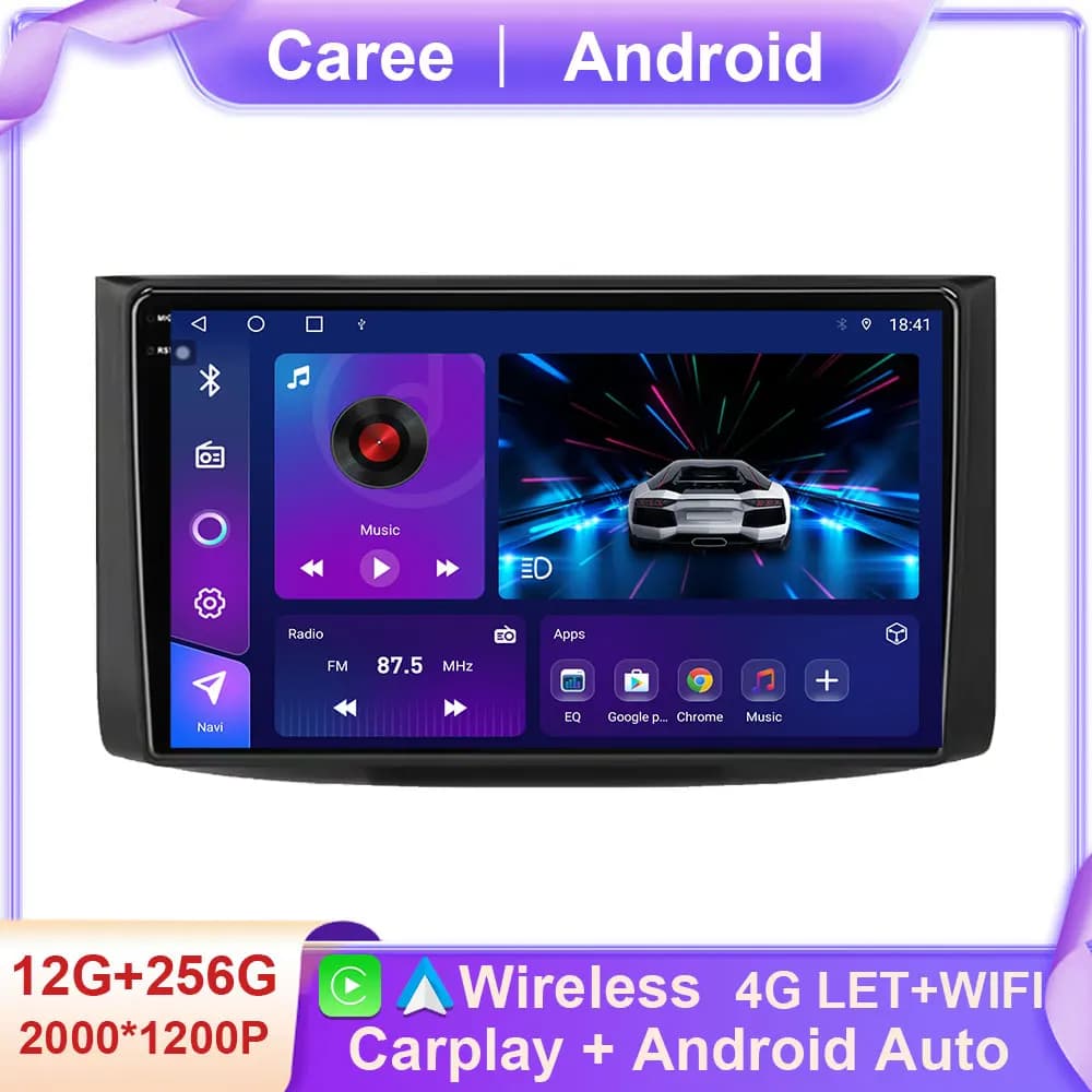 Car Radio For Chevrolet Aveo 2006 2007 2008 2009 2010 2011 2012 Android 14 Carplay Multimidia Video Player Head Unit No 2din DVD