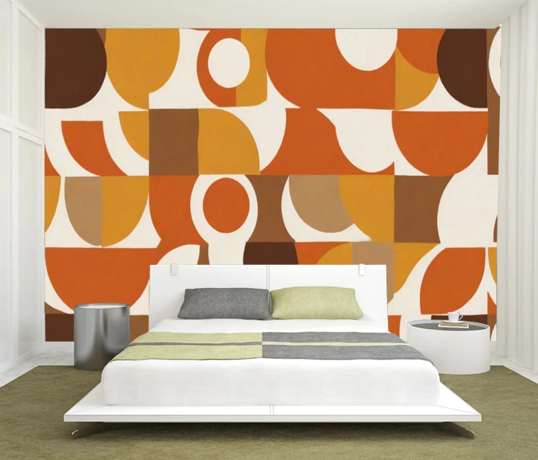 Custom Nordic Three-Dimensional Geometric Lines Mural Wallpaper KTV Living Room Office Wallpapers Home Decor Papel De Paredes