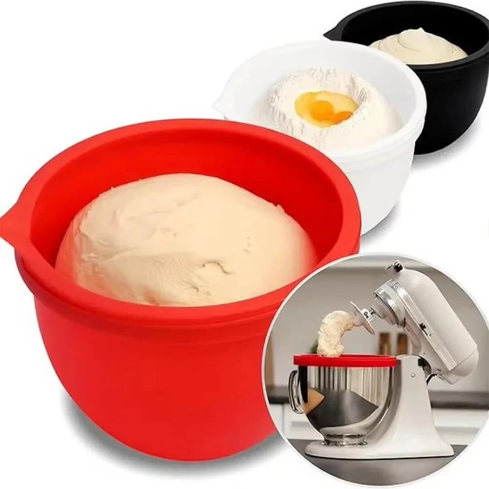 Rivestimenti in Silicone per Ciotole da 5 Qt con Coperchi, Accessori e Ricambi per Ciotole di Mixer per Cucinare e Cuocere