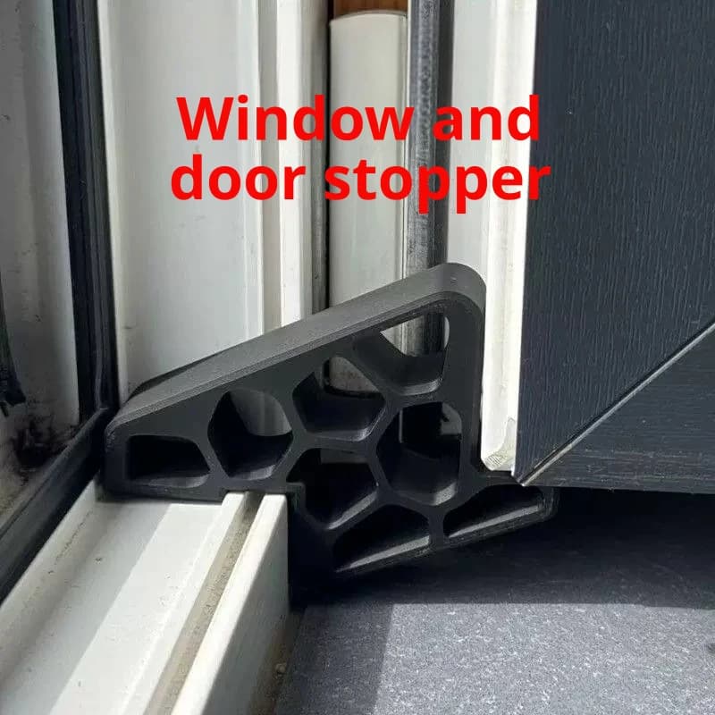 Heavy Duty Door Stopper Non-Slip Door Wedge Easy Install for Balcony Window Home Office Bathroom Kitchen Supplies