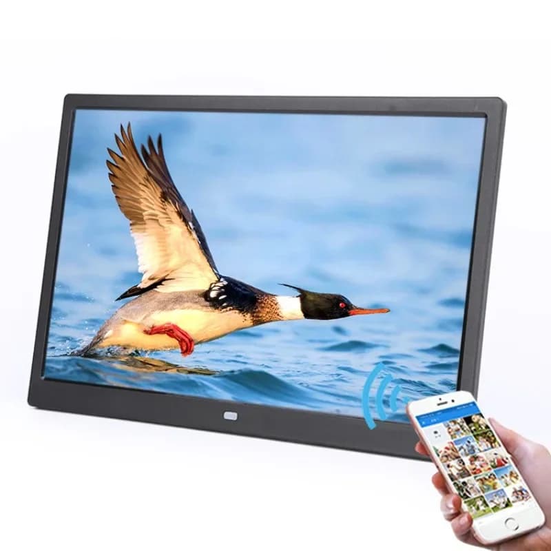 15 inch digital touch cloud photo frame electronic album digital photo frame