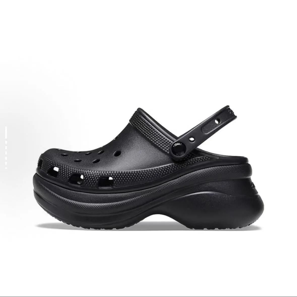 Sandali con tacco alto e suola spessa, scarpe da donna con fori, ciabatte monofascia da esterno, scarpe da spiaggia, pantofole fresche da casa e ciabatte con punta chiusa.