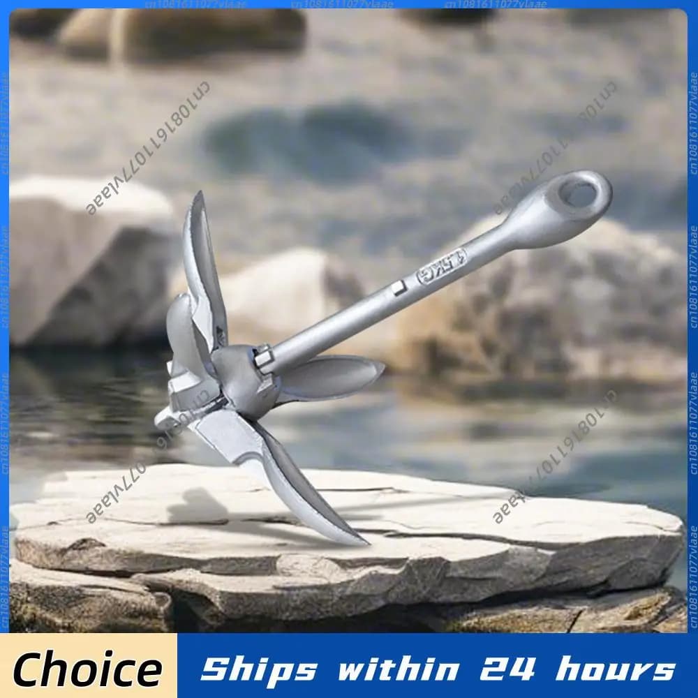0.7/1.5KG Boat Anchor with 65ft Marine Rope and Buoy Kayak Anchor Marine Anchor for Kayaks Canoes Paddle Boards