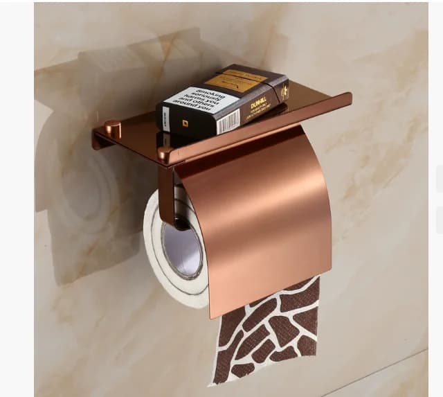 Portarotolo per carta igienica in acciaio inossidabile Portarotolo per hotel Mensola per WC Hardware per il bagno Portarotolo per carta igienica