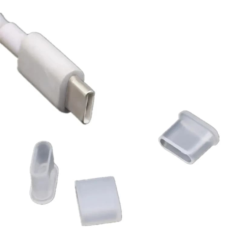 10 pz/lotto USB tipo-c spina maschio caso di copertura antipolvere coperchio