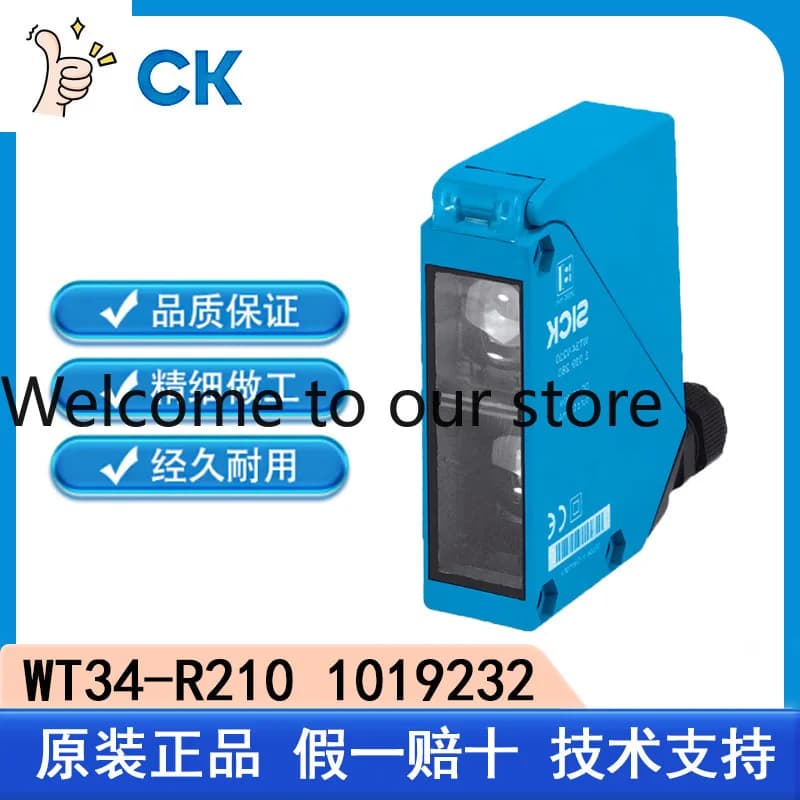 SICK WT34-R210 1019232 Diffuse Reflection Photoelectric Sensor Original Brand New