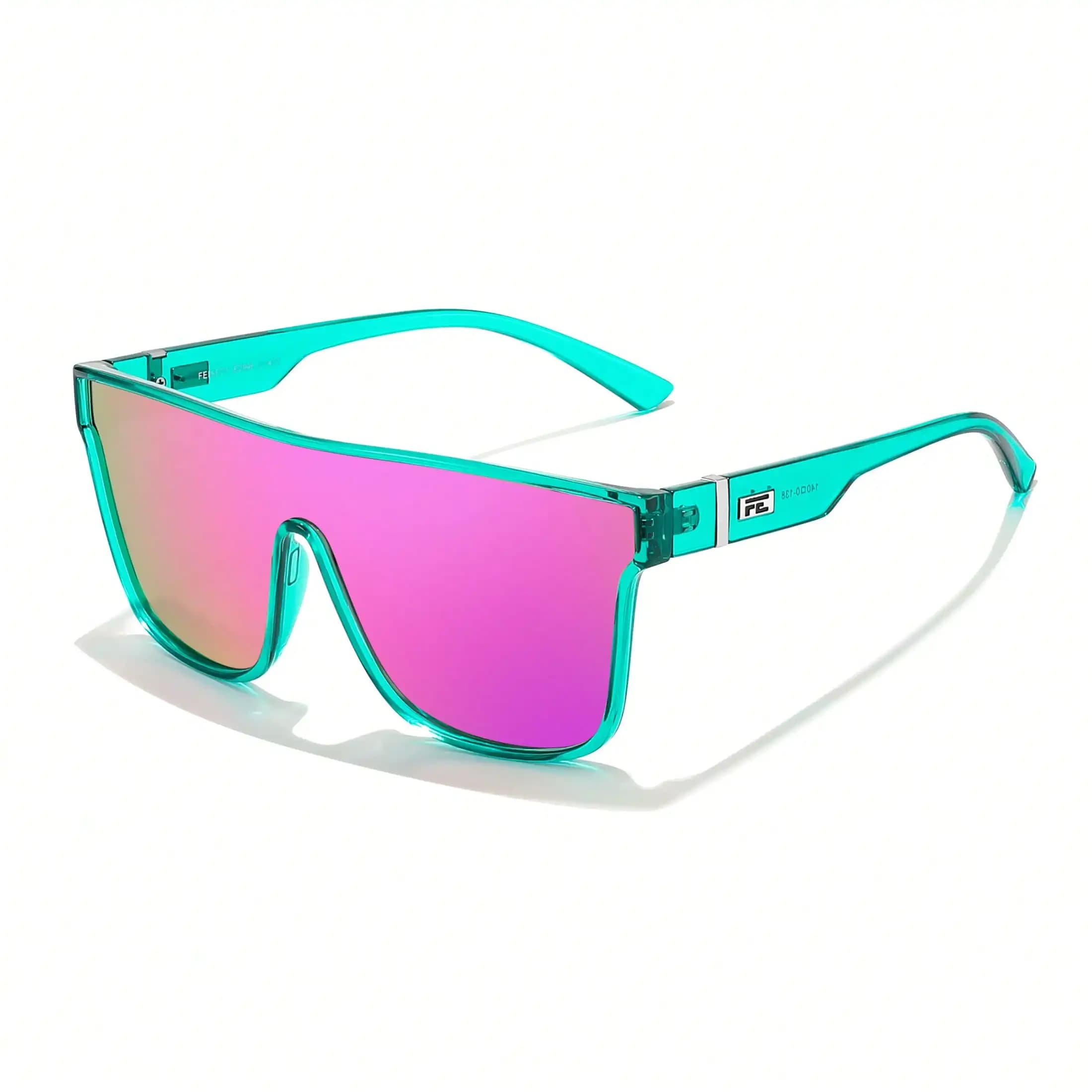 CK2996 One Piece Mirrored Single Lens Sunglasses For Women Men Fashion Outdoor Driving Beach Travel Sunnies Shades