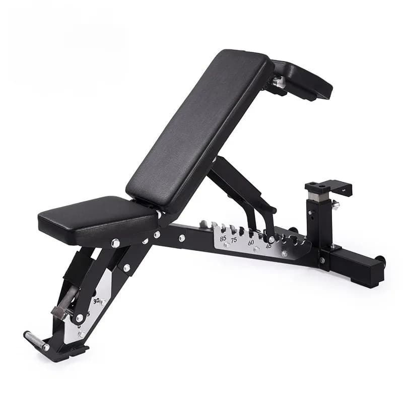 3-Position Adjustable Manubri bench, Commercial Grade Multifunction bench, Ideal for Professional Training in Gyms