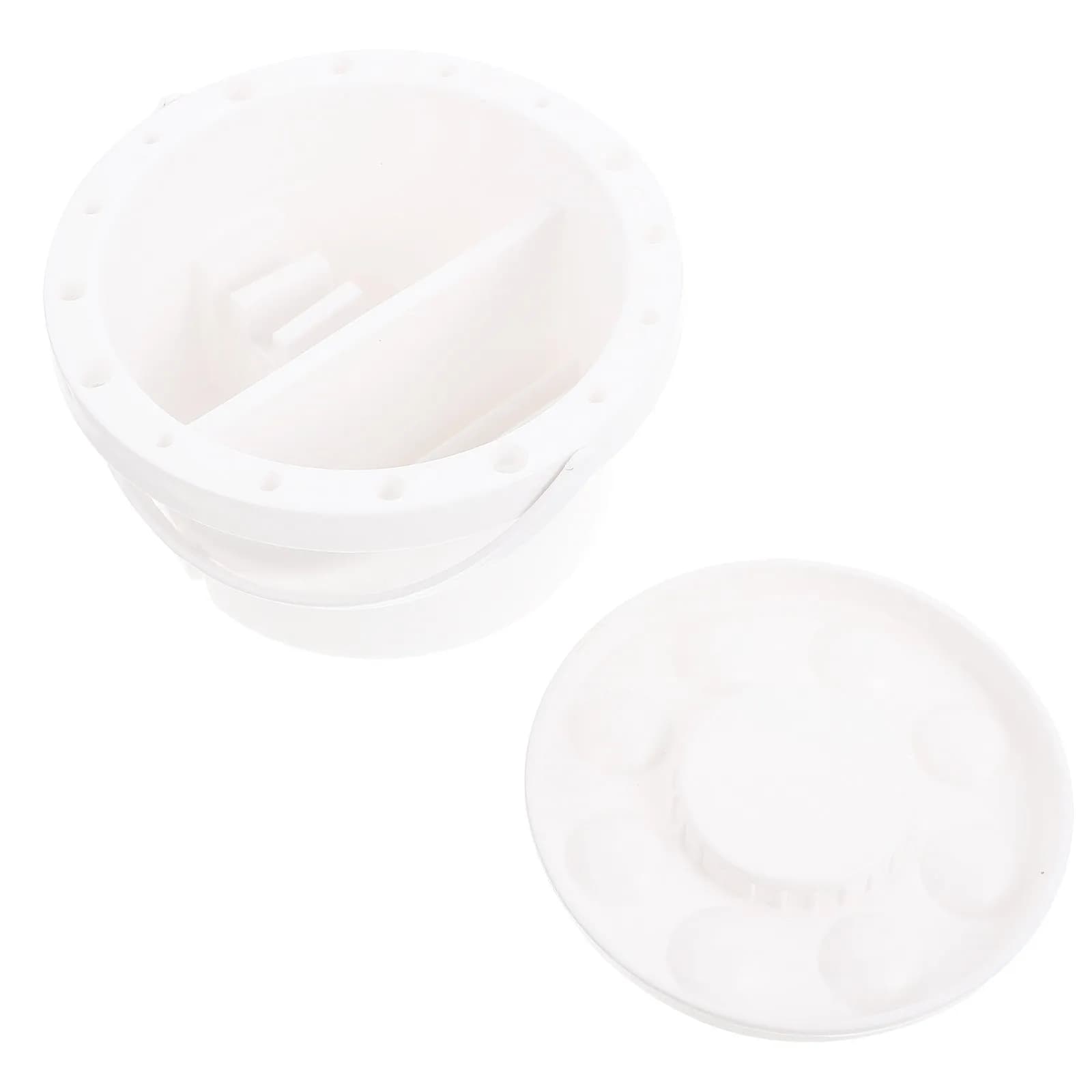 Plastic Paint Brush Washer Bucket Painting Pens Brushes Storage Container for Artist Painter Cleaning Supplies Painting