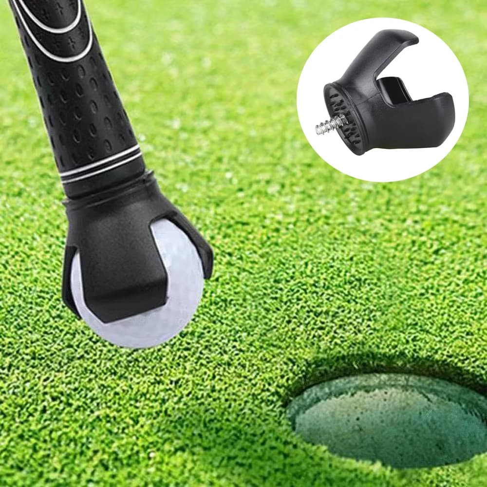Morsetto raccoglitore pallina da golf portatile, mini strumento per recuperare palline da golf, comodi e pratici accessori per l'allenamento del golf