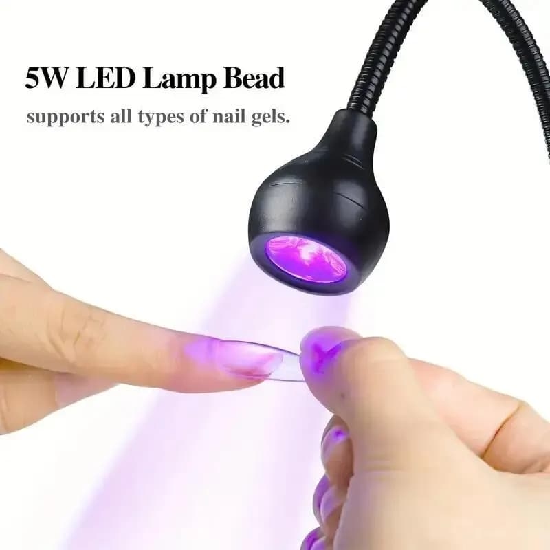 Led Portable Drying Nail Lamp with Clip Lamps Nail Lamp Gel Professional Nail Tools for Nails Manicure For Home Salon