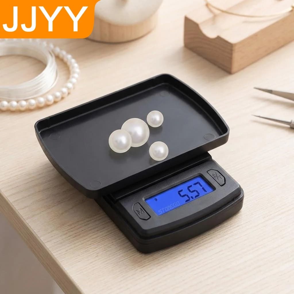 High Precision Kitchen Digital Balancing 500g 0.01g, Portable Electronic Balancing for Jewelry, Carati