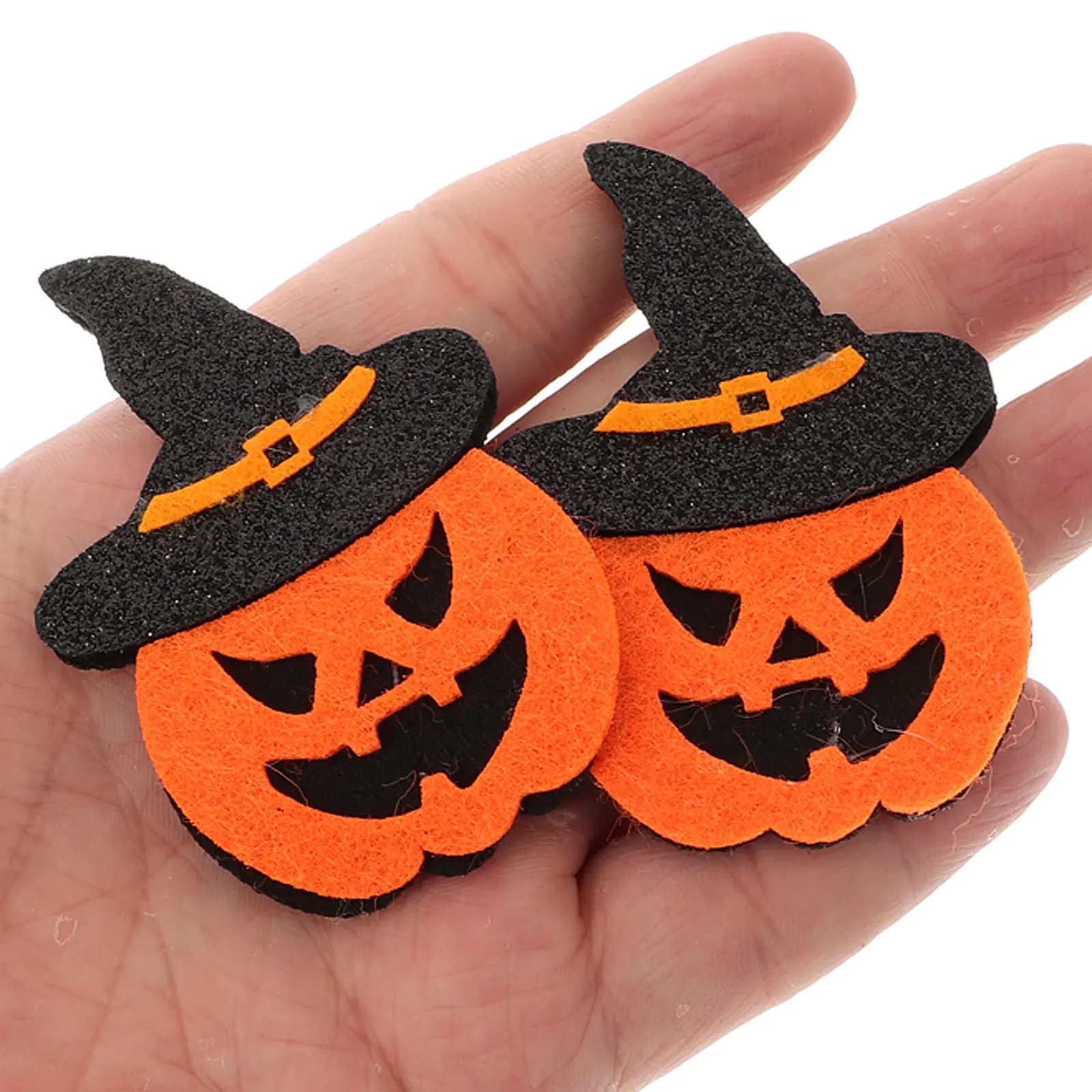 6 fermagli per capelli a forma di zucca, a tema Halloween, per donne, ragazze, bambini, decorazioni per capelli per festival e cosplay, fermagli a cartone animato per feste