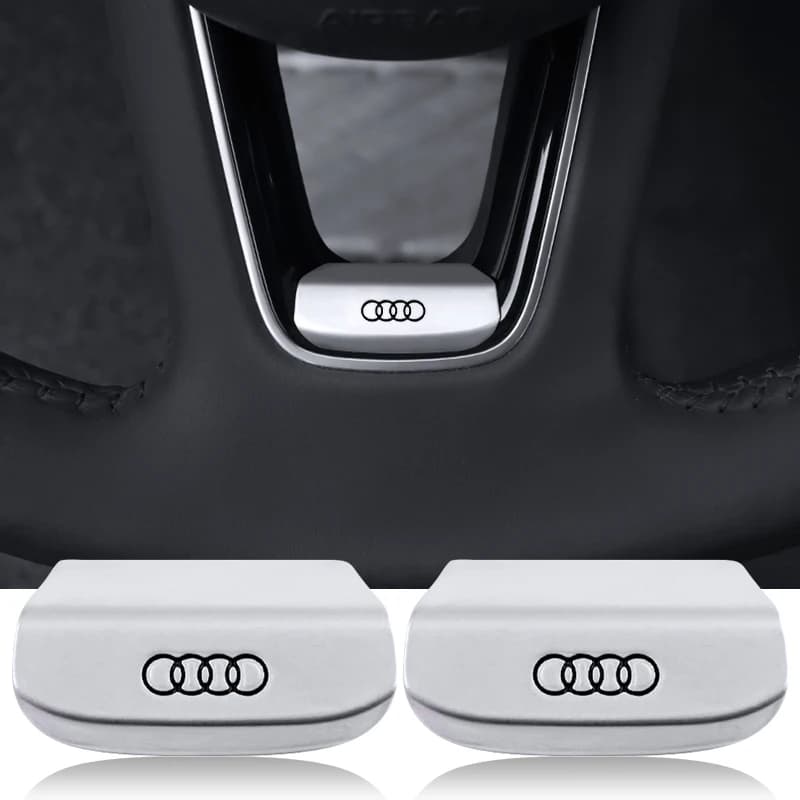 1 pcs Decorative Car Wheel Sticker with 4 Logo Rings for Audi Sline Mini Q7 Q2 Q3 RS6 A3 A5 A6 A7 S3 Q5 RS5 Q5 Accessories