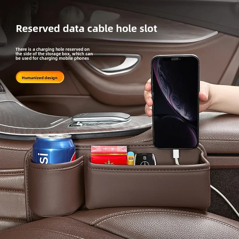 For Volkswagen VW Golf MK7 Beetle 5C 2012 ~ 2020 Car Seat Gap Storage Box Glasses Keys Card Phone Organizer Bag Accessories