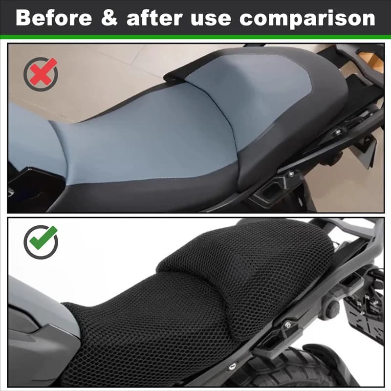 AB56-Per HONDA CB190TR Protezione per cuscino Coprisedile in rete 3D traspirante Accessori moto