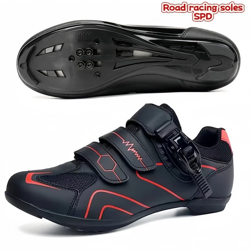 Scarpe da ciclismo su strada SPD con assorbimento degli urti e resistenti, adatte per gare su strade a lunga distanza, MTB e ciclismo fuoristrada.