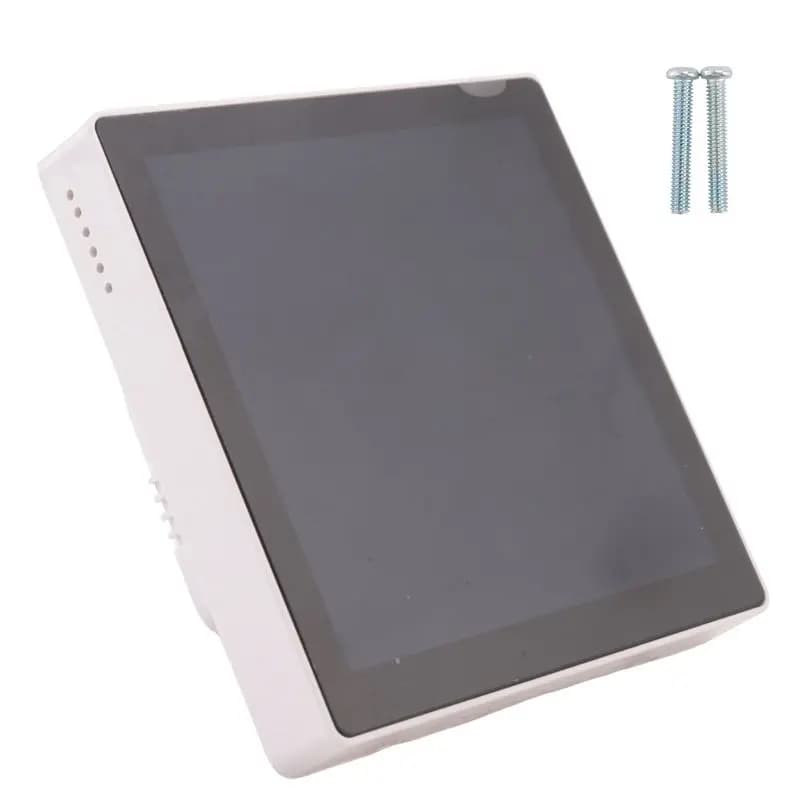 2X Tuya Smart Home Multiple Zigbee Smart Home Control Panel 4 Inch Switch Panel In-Wall Touchscreen For Home-EU Plug-Y41A