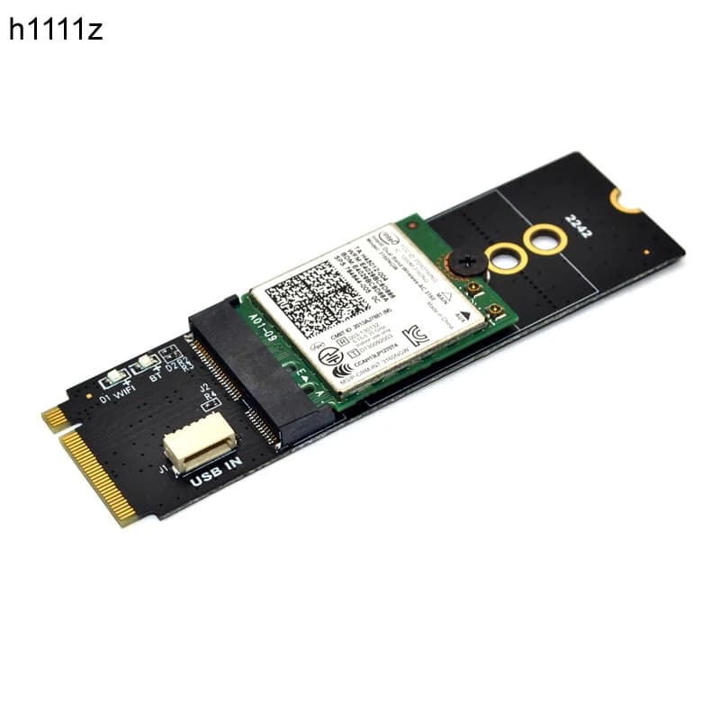 Adattatore Wifi M.2 Chiave M.2 M a slot chiave A + E Scheda di rete Wifi Bluetooth NGFF NVMe PCI express Porta SSD a slot chiave E Adattatore Wifi