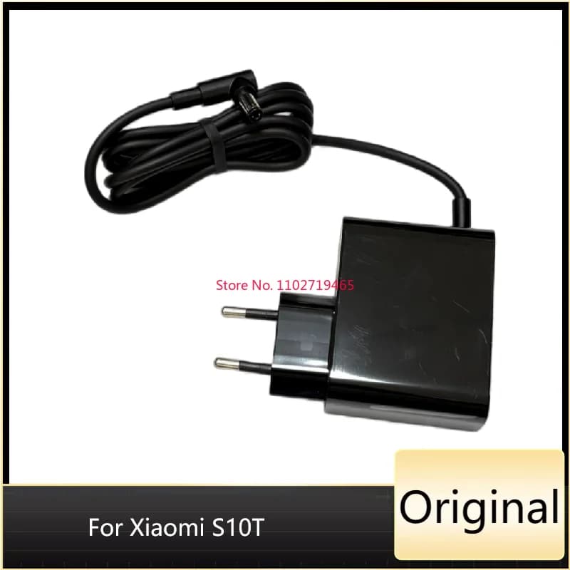 Power Adapter with EU Plug for Xiaomi Robot Vacuum Cleaner S10T Spare Part Charger BLJ24W200120P-V 20V 1.2A