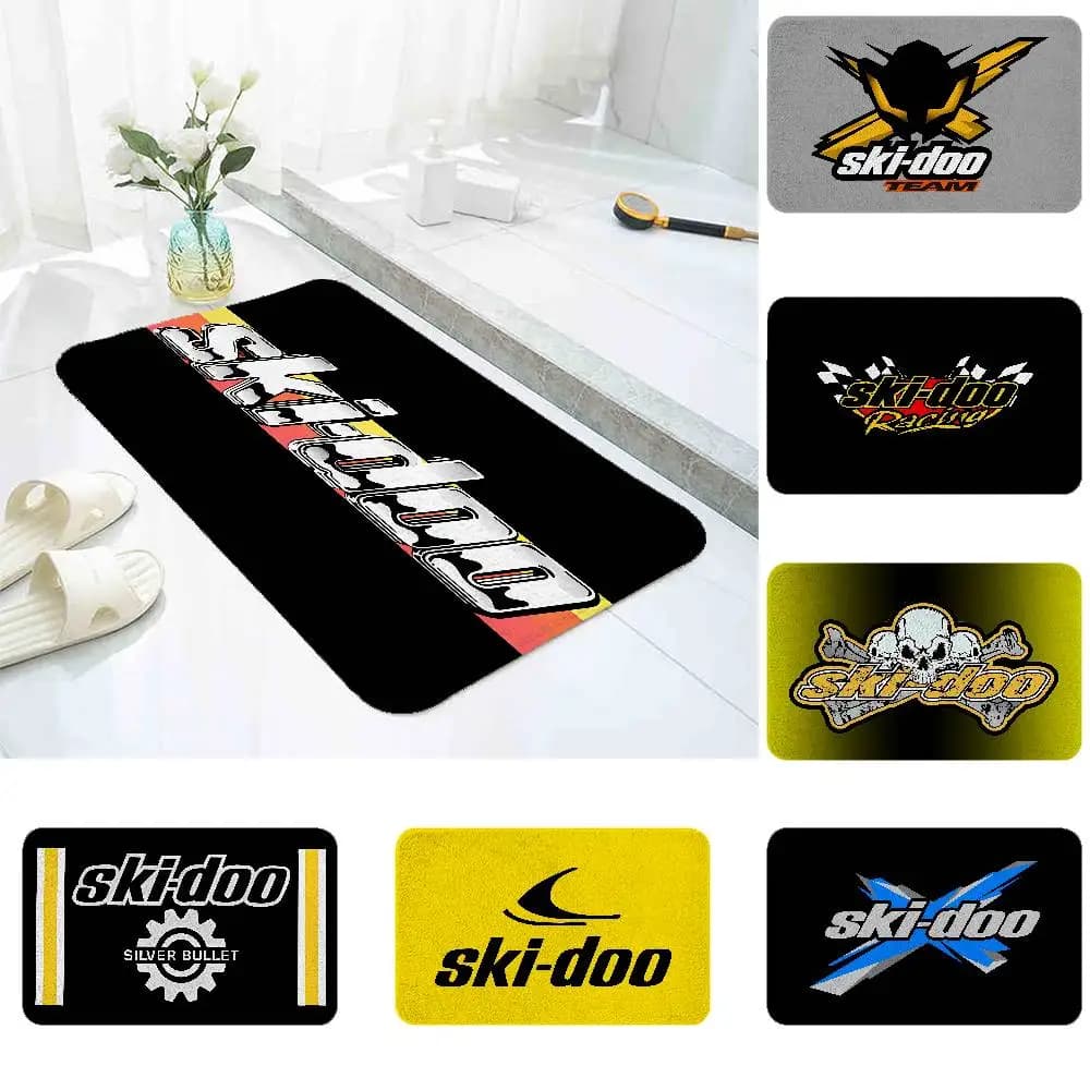 S-SKI DOO Tappetino da bagno, tappetino assorbente, tappetino semplice per porta, tappetino antimacchia, tappetino per cucina domestica, tappetino per piedi, tappetino per ingresso