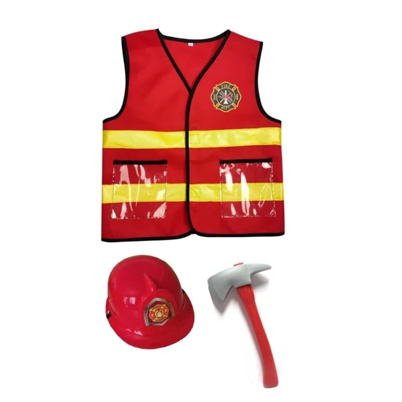 Fireman Costume Fighter Costume Halloween Costume Fireman Costume Fireman Tool Set