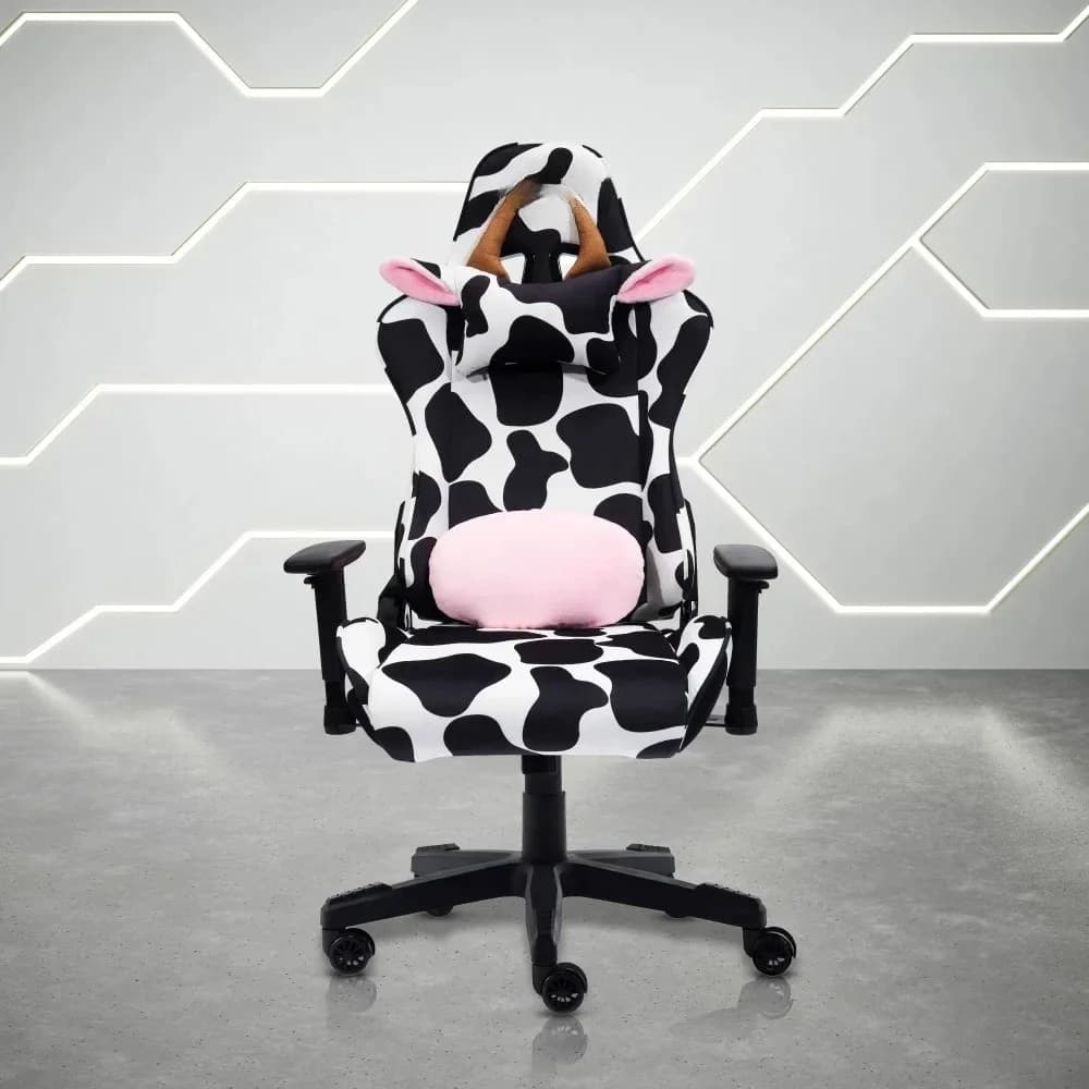 Sedia da gioco serie LUXX con stampa COW TS85