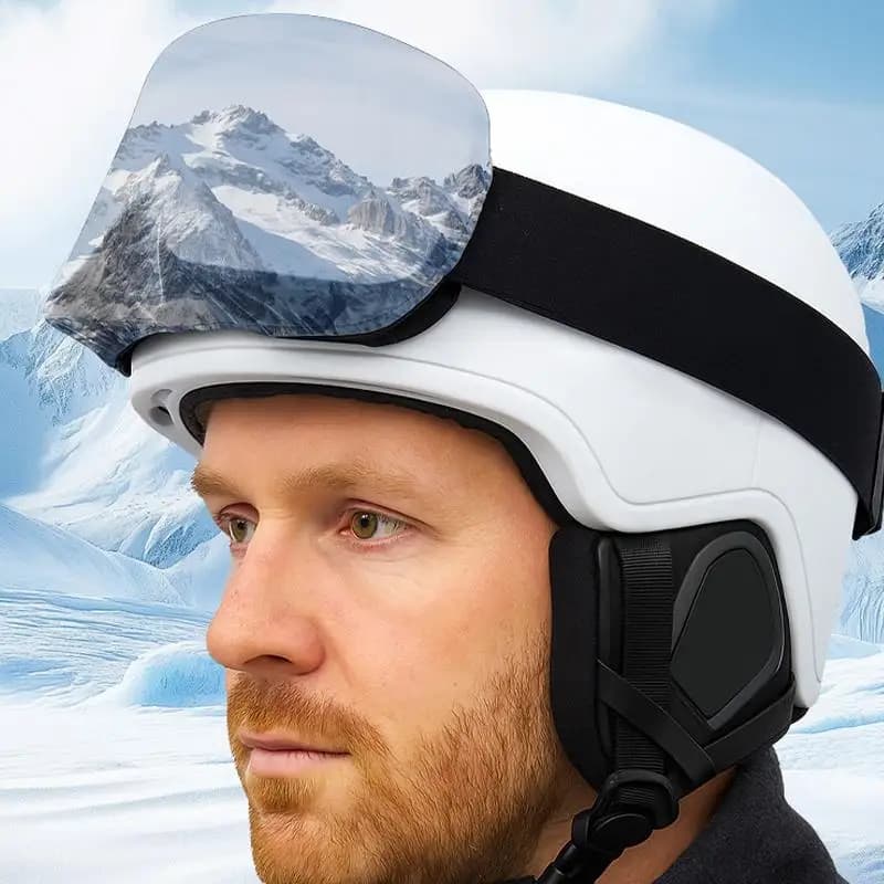 Copri occhiali da sci elastico Antigraffio Antipolvere Copri occhiali da snowboard Copri occhiali sportivi da neve Equipaggiamento protettivo