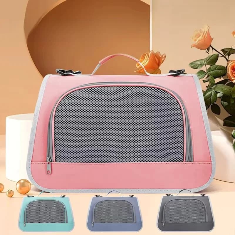 Pet Outing Portable Cat Dogs Handbag Summer Breathable Carrier Travel Puppy Kitten Single Shoulder Bag Pet Carrying Bag Supplie