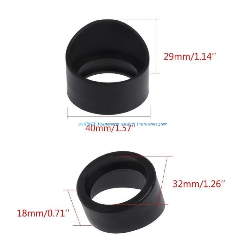 367d 2 pezzi gomma morbida Schema oculare Schedicazione degli occhi da 32-36 mm Coperture per oculari adatte per il altezza