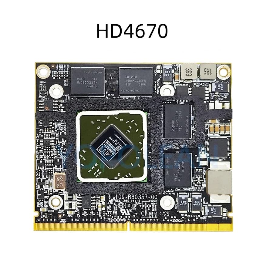 Scheda grafica originale radoon hd4670 hd4670m 256MB per Apple IMAC 21 "27" a1311 a1312 video 2010 2009 109 - b80357 - 0 100% con successo testato