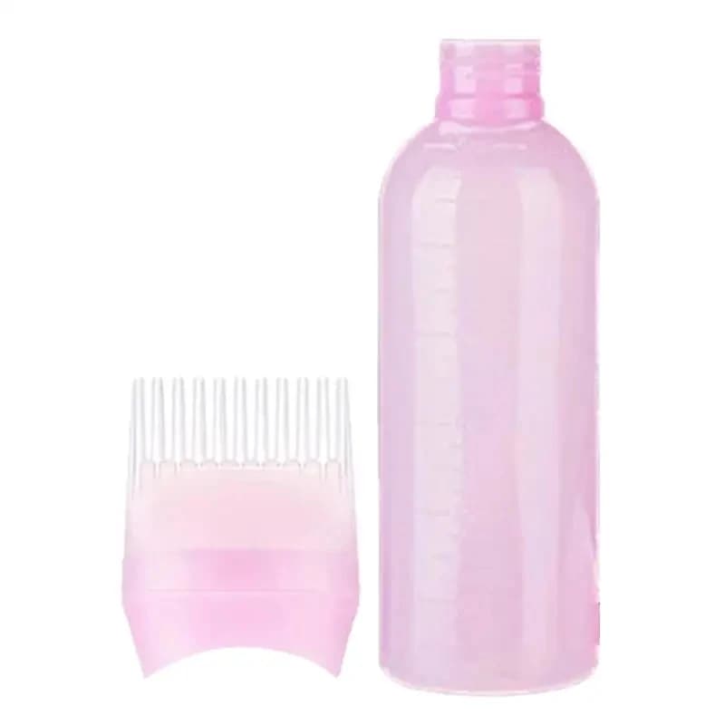 120ml Hair Tincture Reusable Bottle Applicator Multicolor Plastic Dispensing Oil Seal Coloring Hair Wiper Tool For Styling