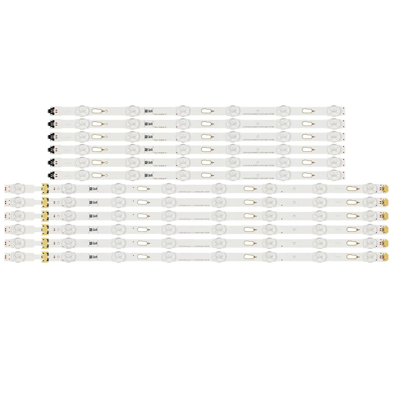 Striscia di retroilluminazione a LED (12) per Samsung UE55JU6000 muslimatexmuslimex UN55JU7100 UE55JU7000 UE55JU7500 UE55JU7080T