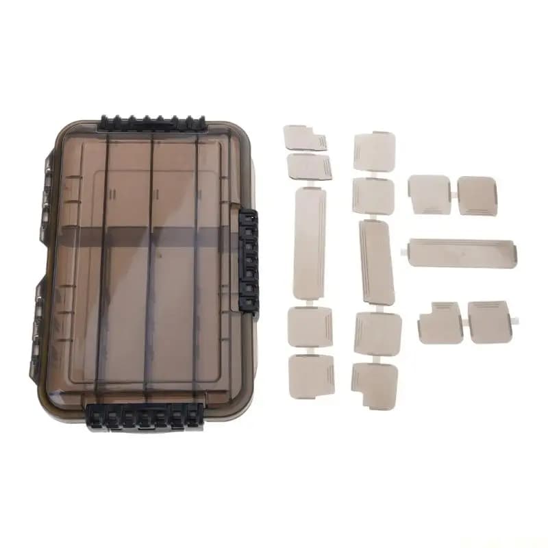 M5TC Fishing Tackle Box Waterproof Tackle Tools Organizers Fishing Storage Lures Box