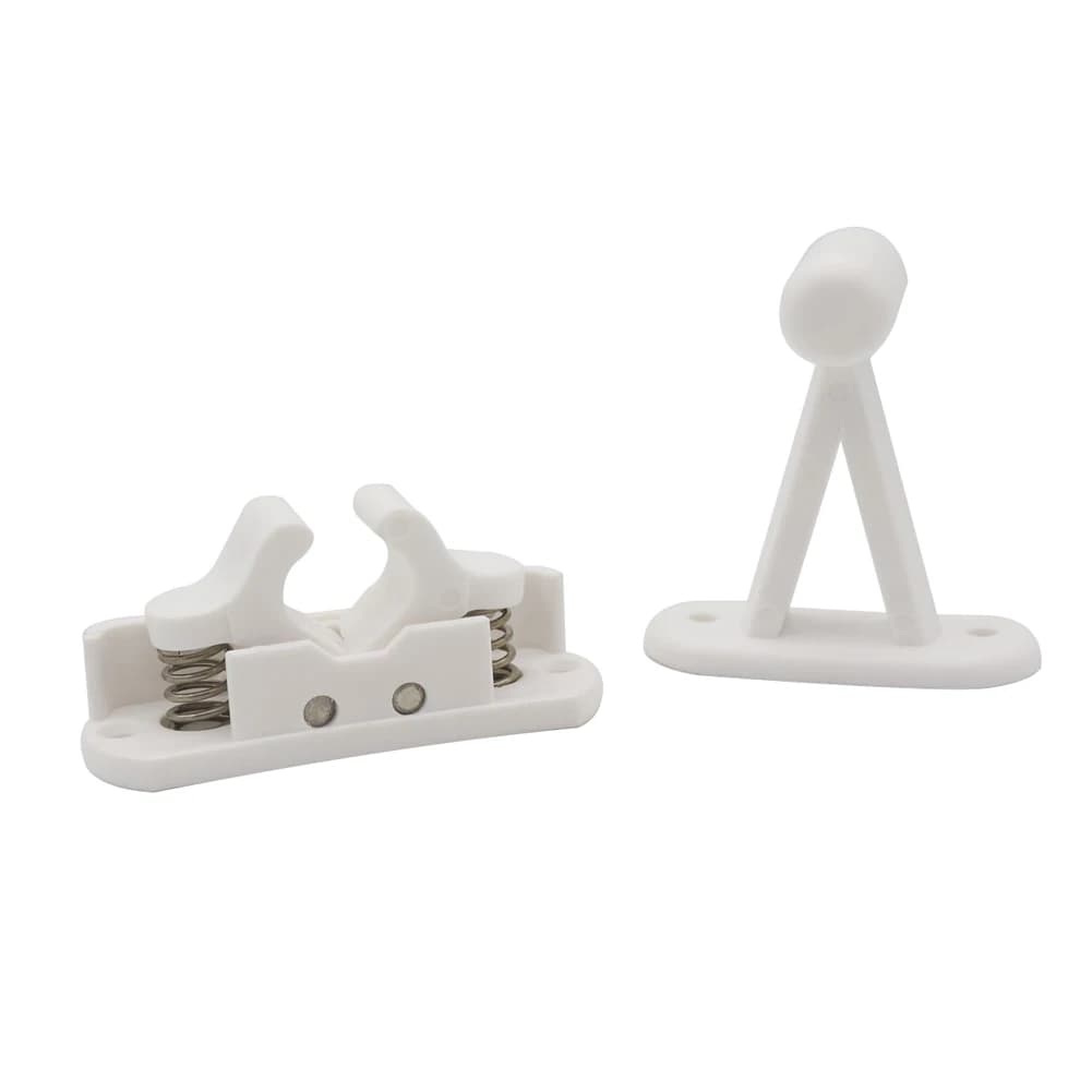 Set di fermi e supporti per porta di camper, roulotte e barche