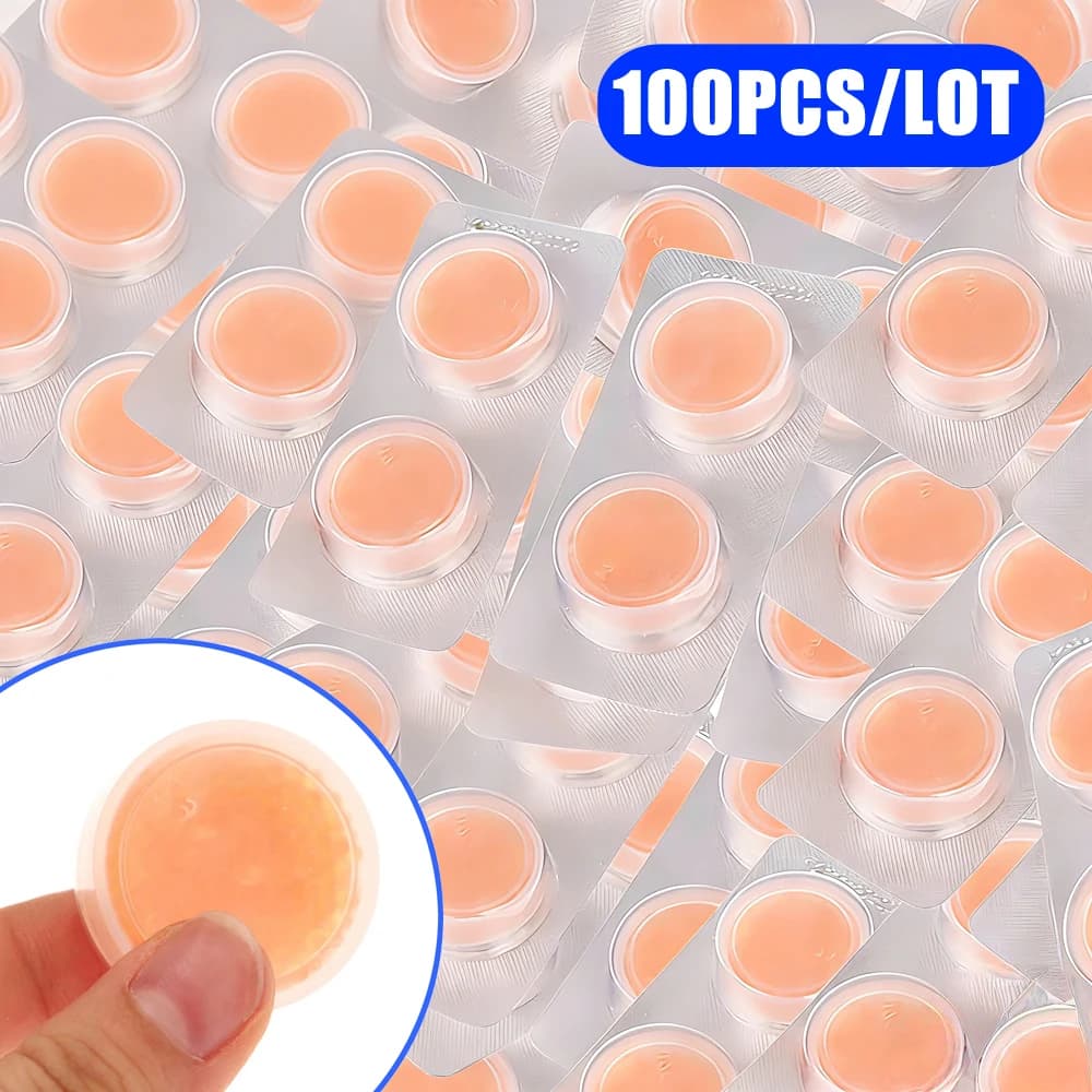 100Pcs 3g Portable Hearing Aid Drying Capsules Desiccant Dehumidifier Drying Pallet for BTE Capsules Hearing Aids Accessories
