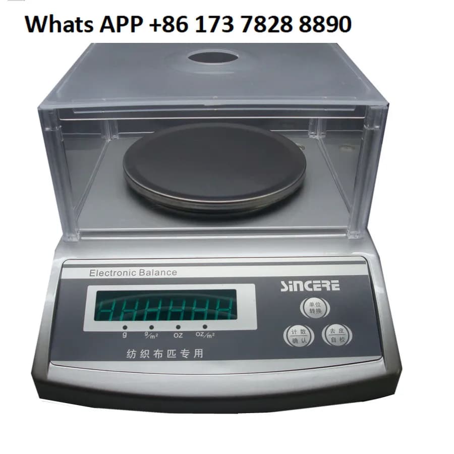Special balance for textile electronics 0.01 g weight instrument sampler support plate electronic balance fabric weighing