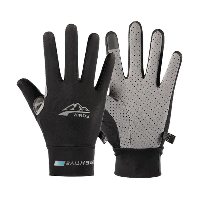 Summer Elastic Ice Silk Gloves Touch Screen Compatible Non Slip UV Protection for Fishing Cycling Motorcycle Fitness Men Women