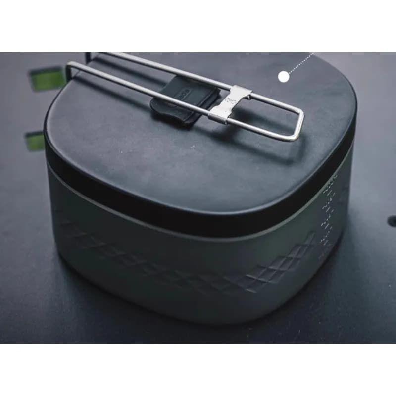 Set di scatole per il pranzo portatili, campeggio all'aperto, picnic, leggero, Bento Box, fornello ad alcool, pentola da cucina