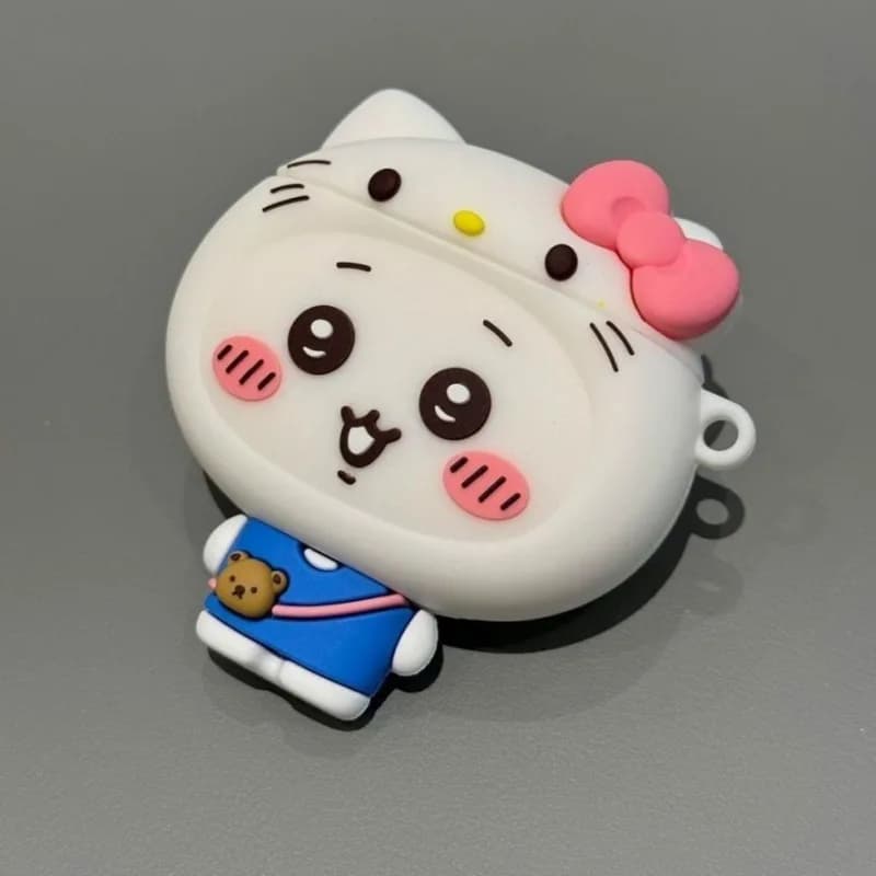 Bluetooth Cartoon Anime Chiikawa headset suitable for AirPods 1/2/3/4 generation Soft Silicone Case Apple AirPods Pro2