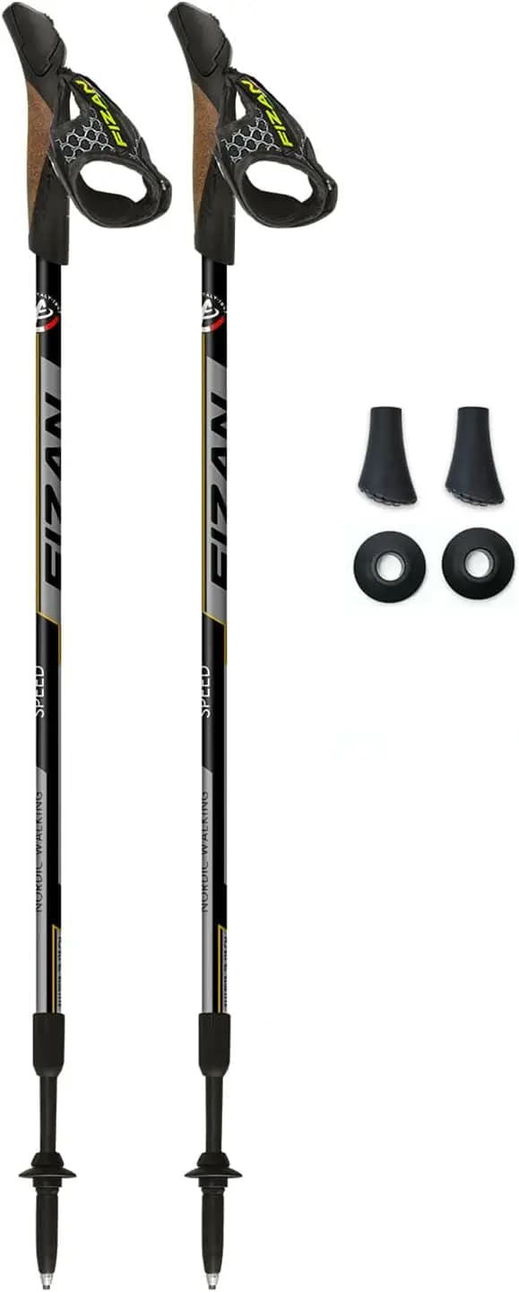 Light Aluminum Nordic Trekking Sticks for Hiking, Swift Model for Rapid Adjustment