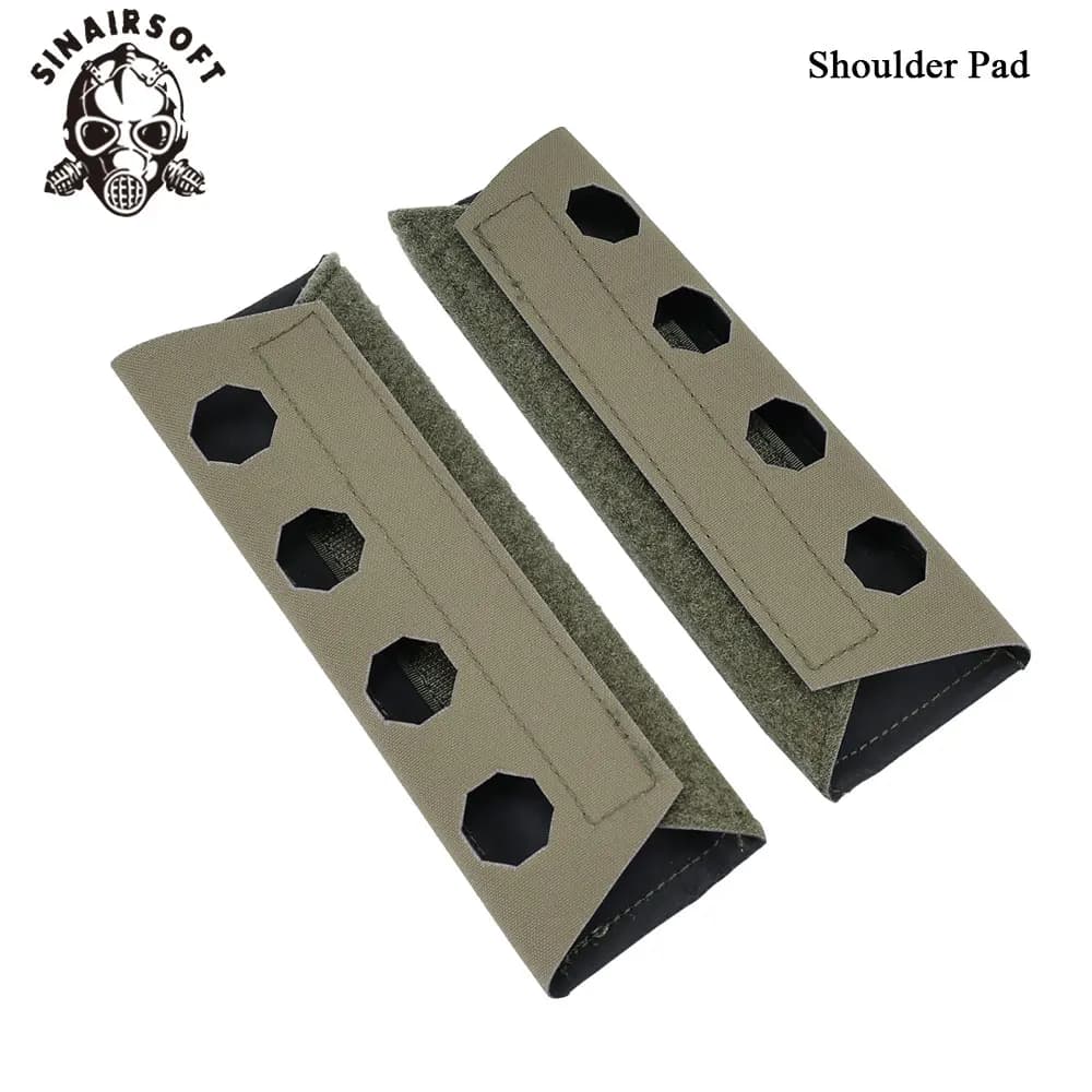 SINAIRSOFT Spalline Tattiche per Gilet Portapiastre, Imbottitura Traspirante per Airsoft per FCSK FCPC LV119 JPC, Protezione da Taglio