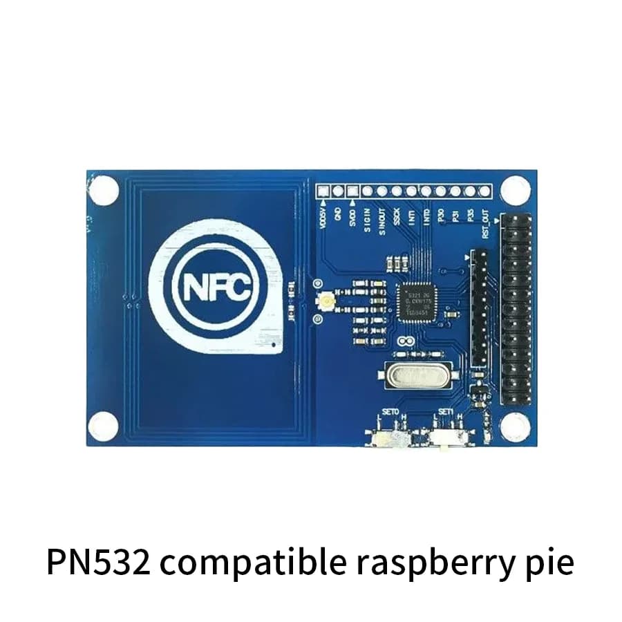 1 modulo lettore di schede NFC con torta di lamponi compatibile PN532 da 13,56 mHz