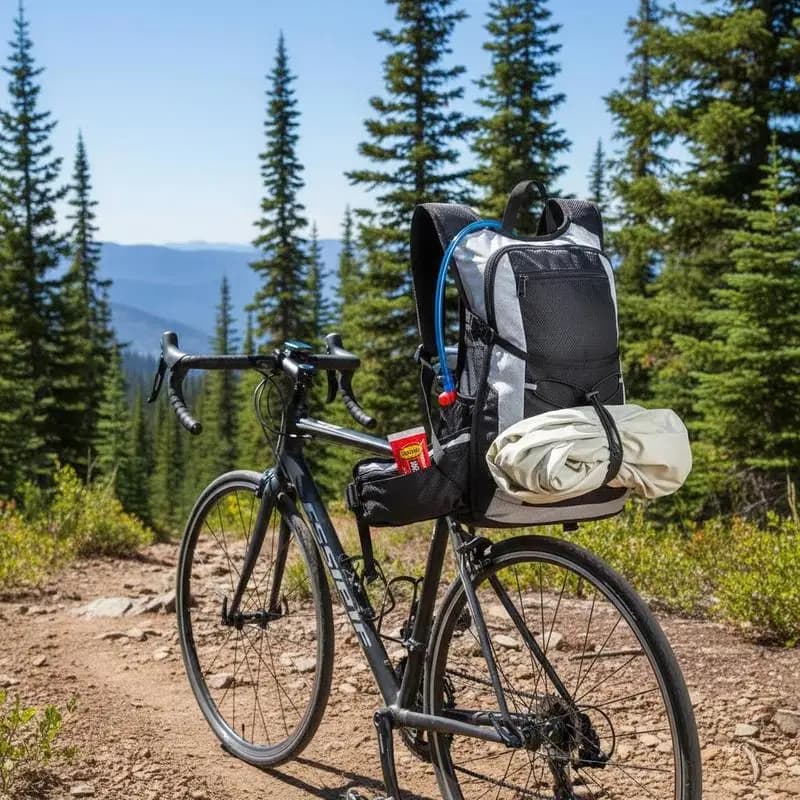 Zaino per Idratazione, Zaino Termico da 15L con Sacca d'Acqua in TPU da 3L, Zaino Idratazione per Escursionismo con Scomparto Portaoggetti per Uomini e Donne, Zaino Idratazione per Escursionismo, Corsa, Ciclismo, Campeggio